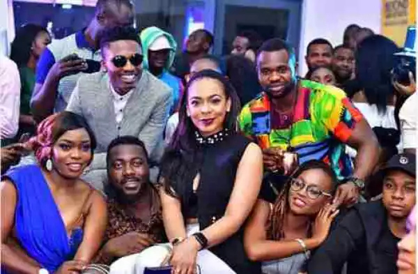 BBNaija 2018: Efe, Tboss, Marvis, Bisola & Other Ex-2017 Contestants In Group Picture